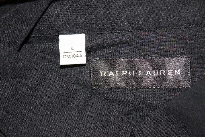 美品 RALPH LAUREN BLACK LABEL デニムシャツ ブラック Ralph Lauren ラルフローレン ブラック デニム シャツ 150