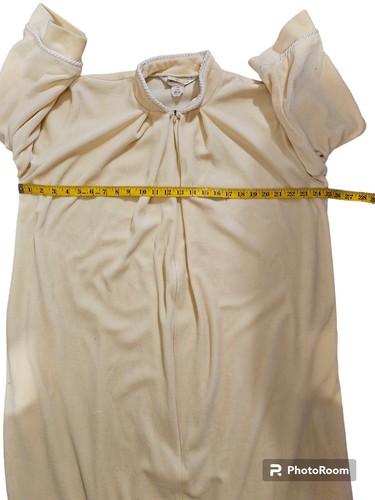 Diamond Tea Neiman Marcus Vintage Cream Nightgown Sz.M - Picture 7 of 8