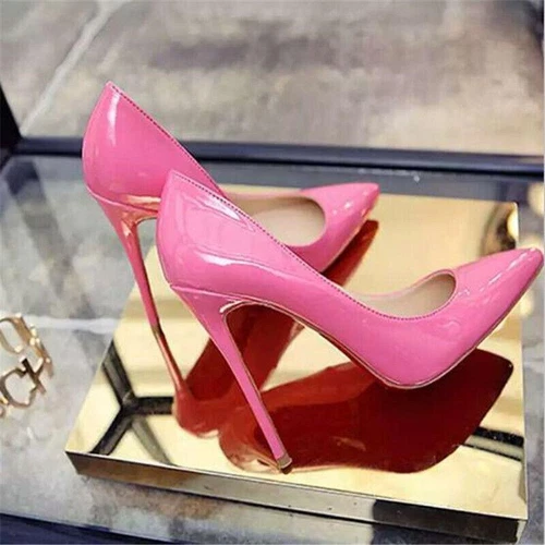 Women's high heels pointed toe stilettos large size women's wedding shoes - Picture 14 of 20