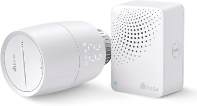 TP-LINK Kasa Smart Thermostatventil Kit WLAN 1,5V Weiß Hausautomatisierung v1.0