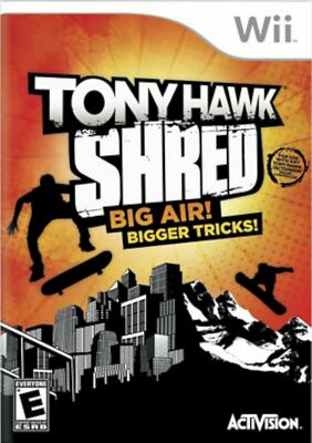 Wii Tony Hawk SHRED Video GAME ONLY skateboard sports nintendo COMPLETE skate