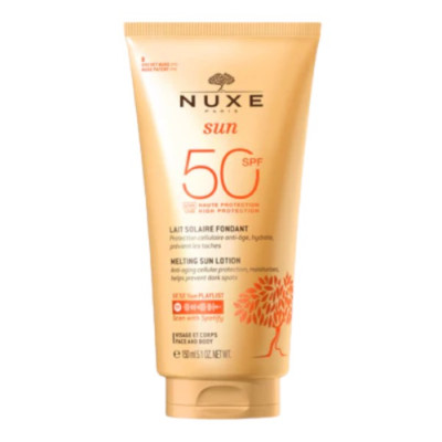 Nuxe Sun Melt-In Solar Milk High Protection SPF50 Face Body Anti-Aging 150 m