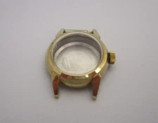 CROTON Watch Company NOS Sample Swiss Case, Crystal, Stainless Screw-Back, Crown