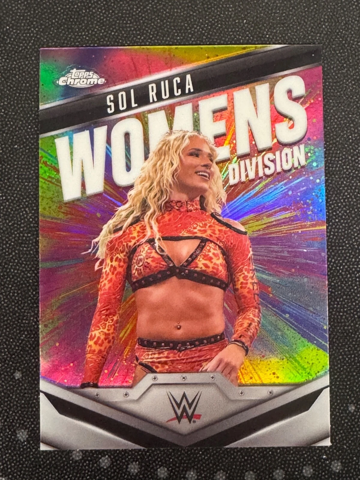 2025 Topps Chrome WWE #WD-SOL Sol Ruca Women’s Division Refractor