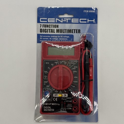 CEN-TECH 7 Function Digital Multimeter, Item 69096