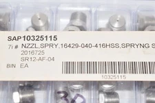Lot of 20 NEW Spraying Systems S.S. 16429 HSS 40 Nozzle Tips 