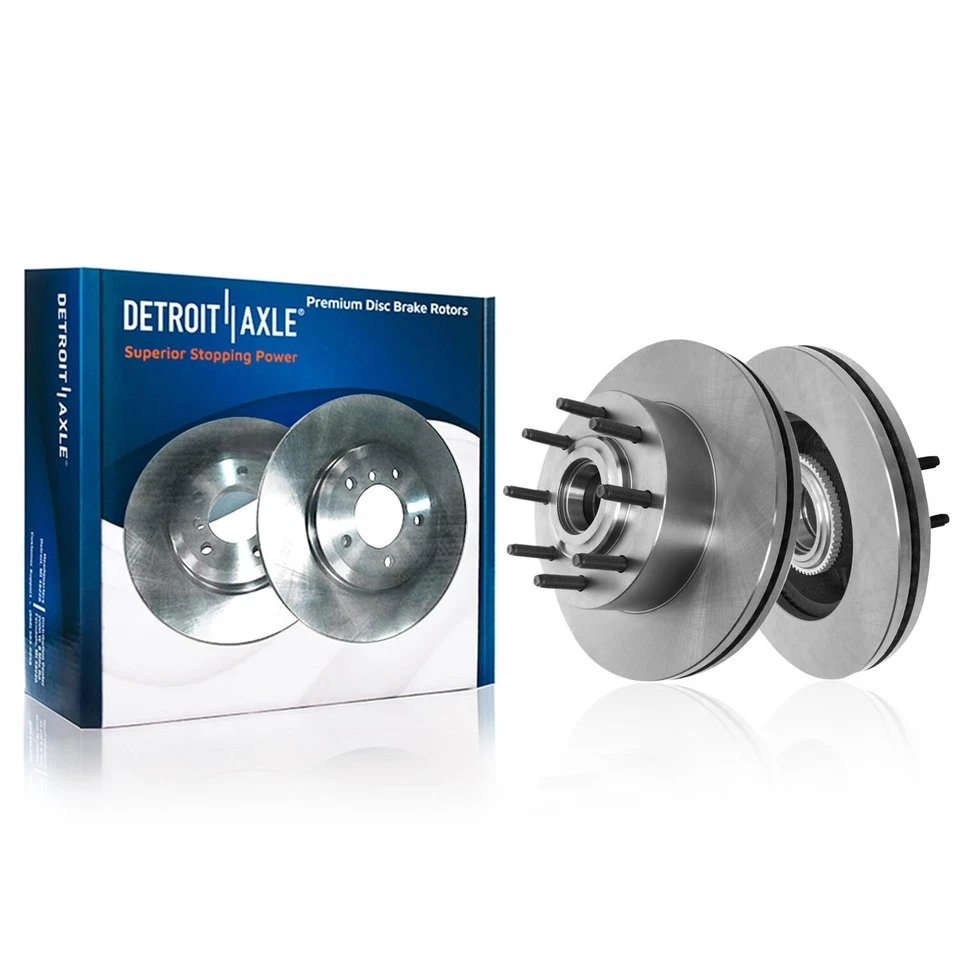 Juego de pastillas de freno rotores delanteros tracción trasera 14,29" para Ford F-250 F-350 Super Duty 2013-2022 Foto 3 de 4