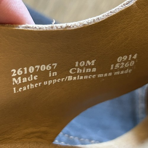 Sandalia de cuña Clarks Artisan Caslynn Shae de cuero desnudo con correa corcho para mujer 10’s - Imagen 6 de 10