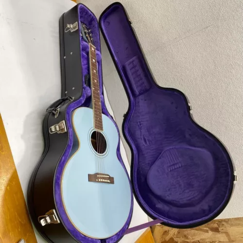 Epiphone J-180 LS Frost Blue Acoustic Guitar