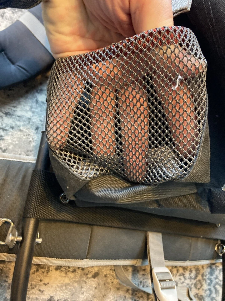 Mochila de Senderismo Ligera Marco Externo Jansport Scout 63 Gris Paquete Camping Foto 4 de 4