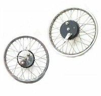 FüR Royal Enfield Vorne Hinten Halb Breite Felge + Bremse + Speichen AEspares