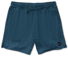 RVCA Yogger Recover 17" Men's Athletic Shorts - Duck Blue - New