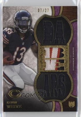 2015 Topps Triple Threads Relics Purple 7/27 Kevin White #TTR-KW1 pn1