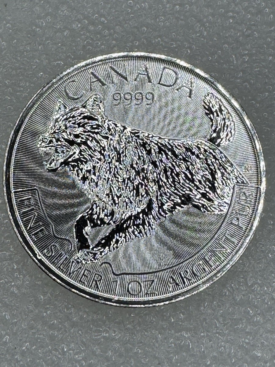 2018 1 oz Canadian Silver Wolf Predator Series Coin | eBay