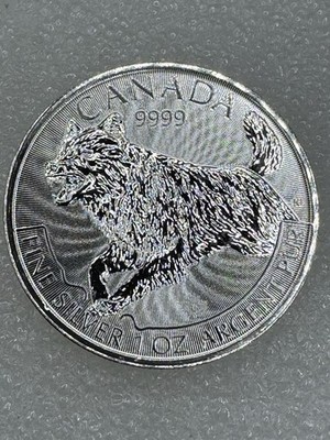 2018 1 oz Canadian Silver Wolf Predator Series Coin | eBay