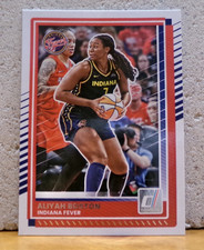 COOL PICTURE ON A WNBA BASKETBALL CARD SUPER STAR ALIYAH BOSTON INDIANA FEVER