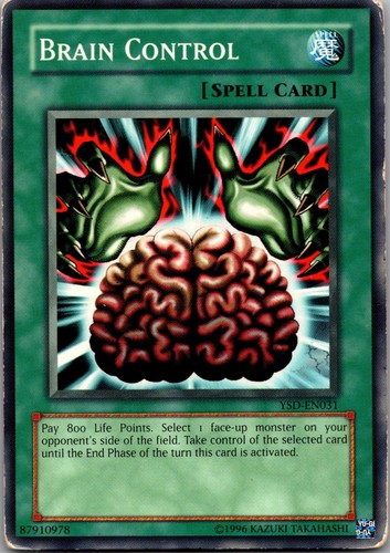 Brain Control YSD-EN031 YuGiOh Starter Deck 2006 card