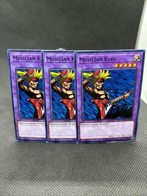 Yugioh Musician King X3***MRD-EN103 Metal Raiders