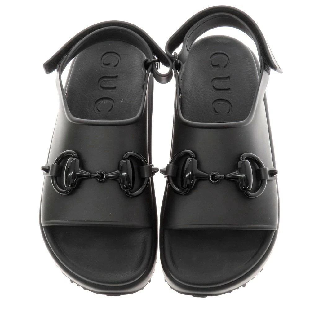 GUCCI Rubber Bit Sandals Black [Size 37] [S/S] [Condition Rank A] [Ladies] thumbnail 2