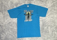 Vtg 90s Jerzees T-Shirt Men’s XL Fun Run Make A Wish Wayne AM Rotary Made In USA