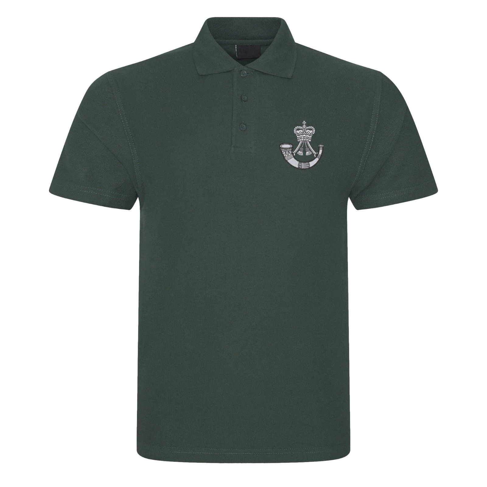 OFFICIAL The Rifles Regiment Polo Shirt Embroidered Logo