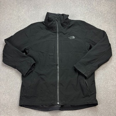 North Face Jacke Erwachsene Large Schwarz Windwall 3-in-1 Bomber Gefüttert Ma...