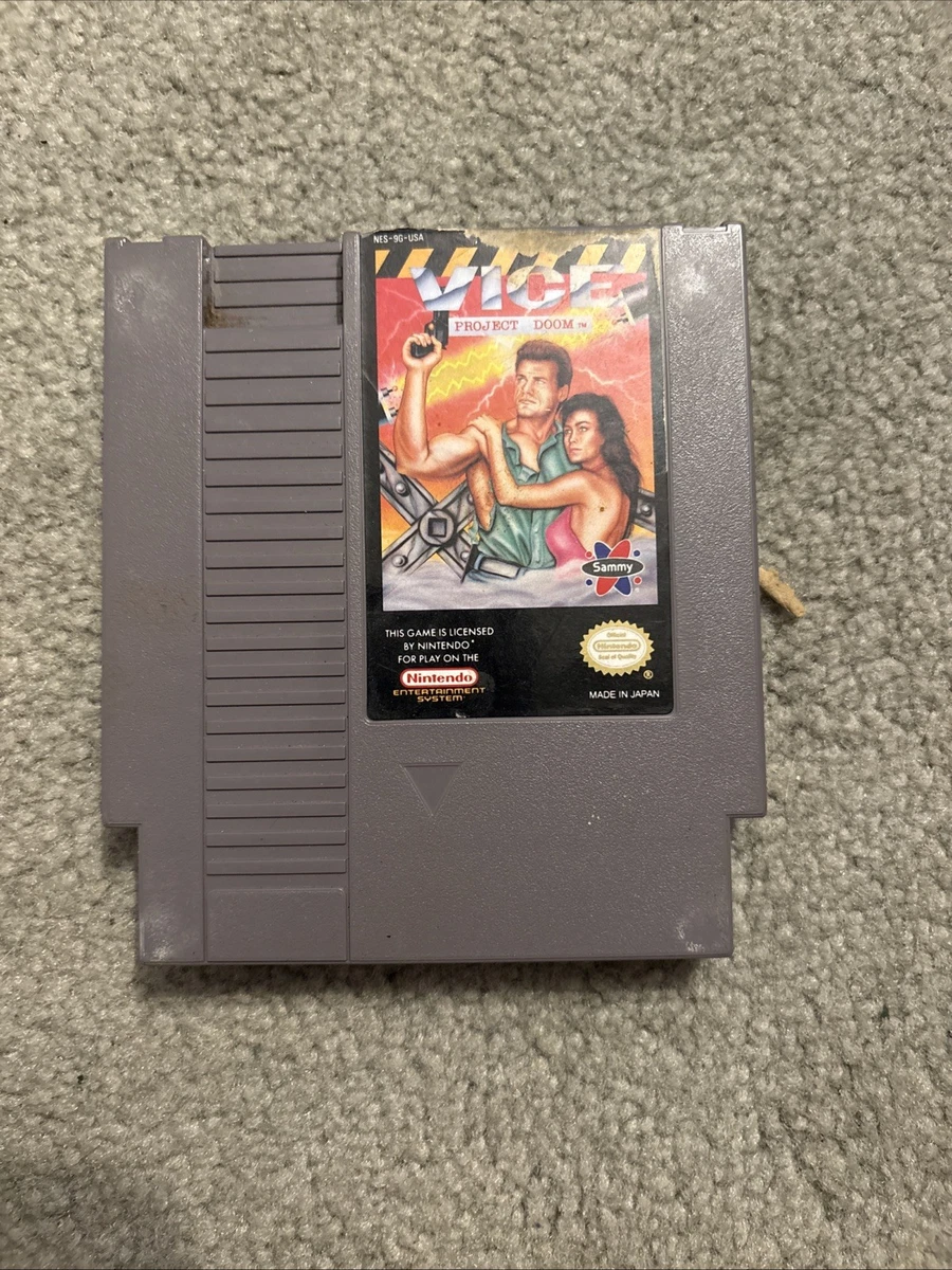 Refurbished Vice Project Doom Nintendo NES Complete CIB w All