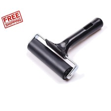 4-Inch Non-Slip Rubber Brayer Roller for Printmaking  Gluing - 5.9 x 3.9 inch