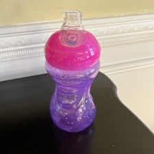 vintage 2009 NWOP original Nuby sippy trainer cup no spill flex spout 10 oz