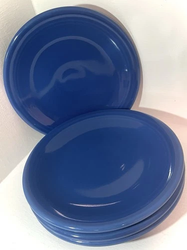Set of 4 Lapis Fiesta Bread/Butter, Dessert Plates 6 1/4” HLC Beautiful Blue