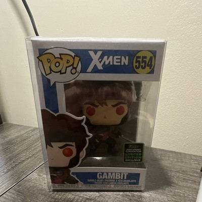 Funko Pop! X-Men Gambit #554 LE 2020 Spring Convention Exclusive w/protector