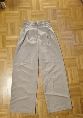Monki Damen Hose Beige Gr. 34