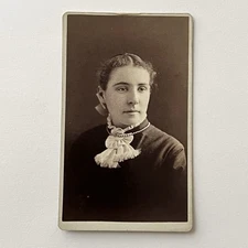 Antique CDV Photograph Lovely Young Woman Salem MA