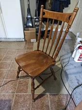 Ethan Allen Dining Room Nutmeg Maple Arrow Back Dining Chair