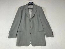 HUGO BOSS Blazer Beige Wool Sport Coat USA Made Men's Size 44T See Pics