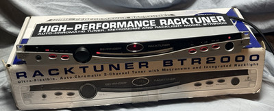 Behringer BTR2000 High Performance Racktuner: Auto-Chromatic Metronome Racklight