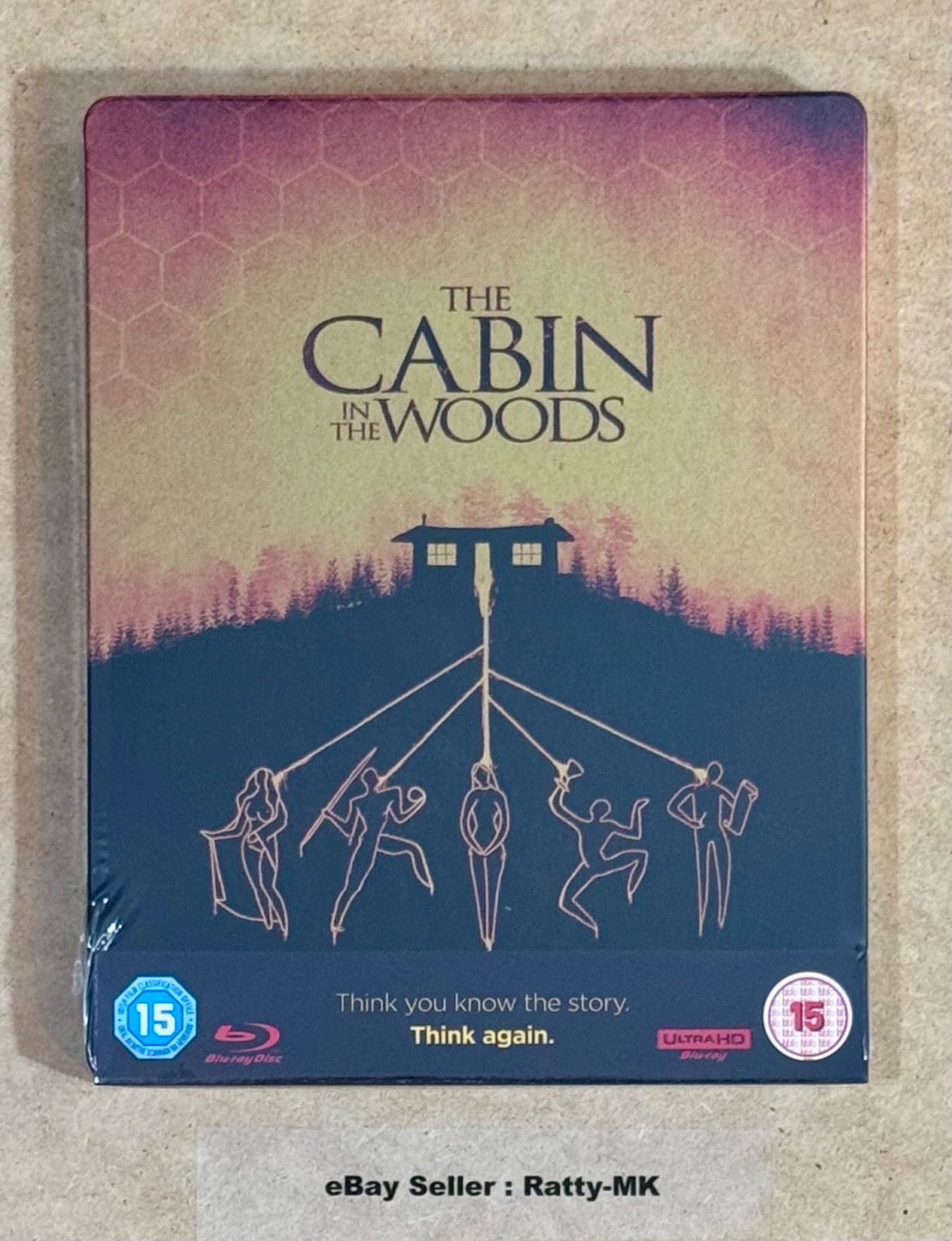 THE CABIN IN THE WOODS - UK EXCLUSIVE 4K UHD + BLU RAY STEELBOOK - NEW & SEALED