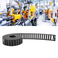 Cable Drag Chain Wire Carrier 10x30mm Internal Size 1m Length with End Connector