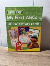 My First ABCs Deluxe Activity Cards   123 Sesame Street   26 Cards   H2