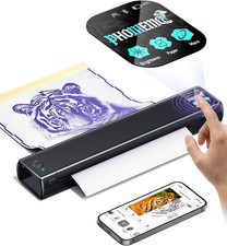 M08F plus Touchscreen Tattoo Stencil Printer, Bluetooth, Thermal