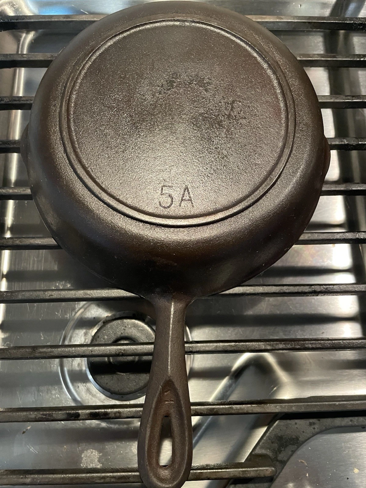 BSR Red Mountain 5A Skillet • Restored 1940s Smooth Cast Iron Pan Vintage USA RM