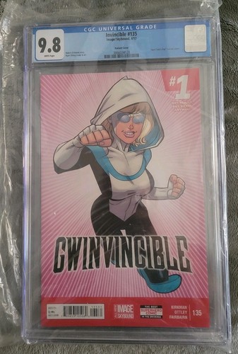 Invincible #135 April Fool’s Day Variant Gwinvincible CGC 9.8**