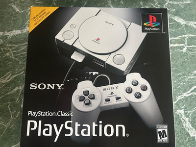 Sony PlayStation Classic Mini Game Console New Sealed - Scratch on box- see pic