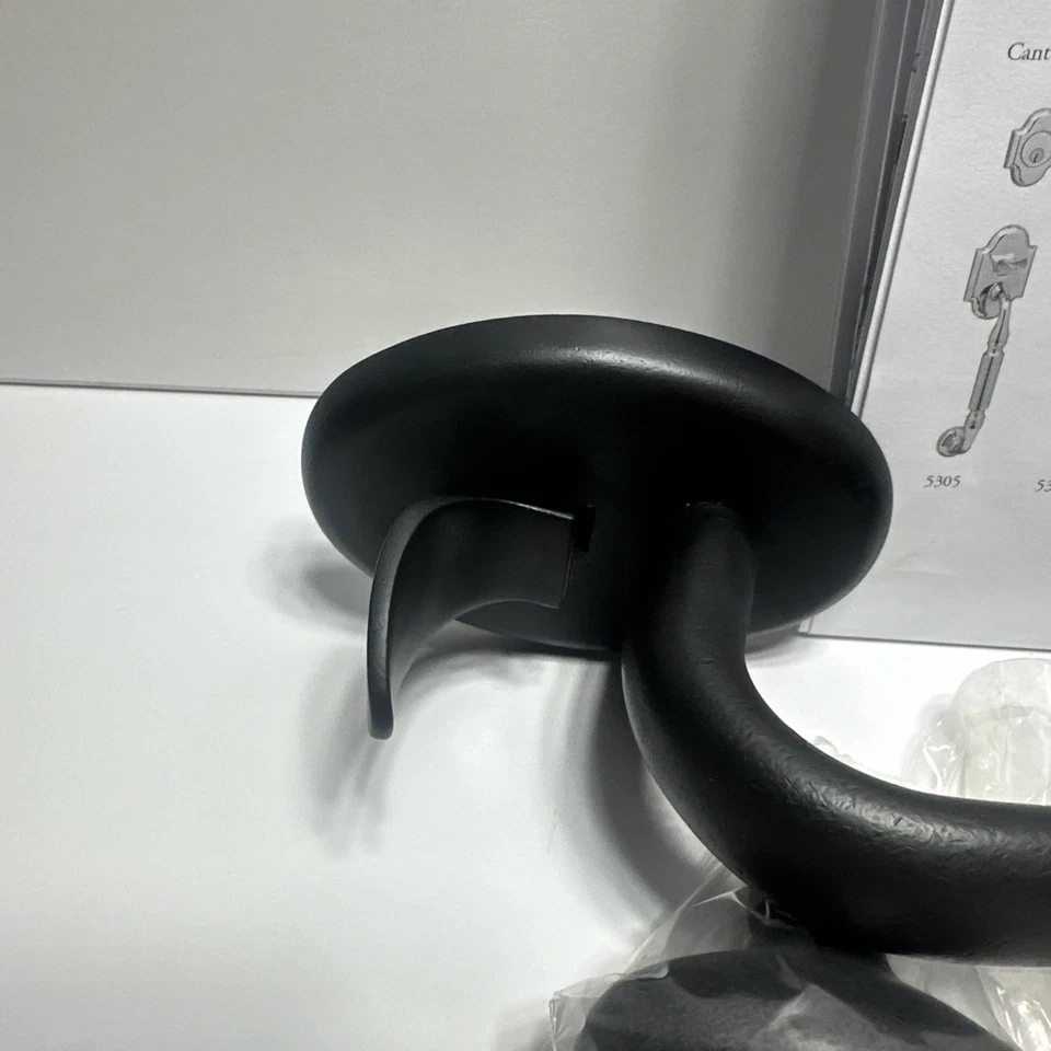 Baldwin 85335-402-FD Dummy Handle Set Logan Egg Knob Distressed Oil Rub Bronze - Image 3 of 4