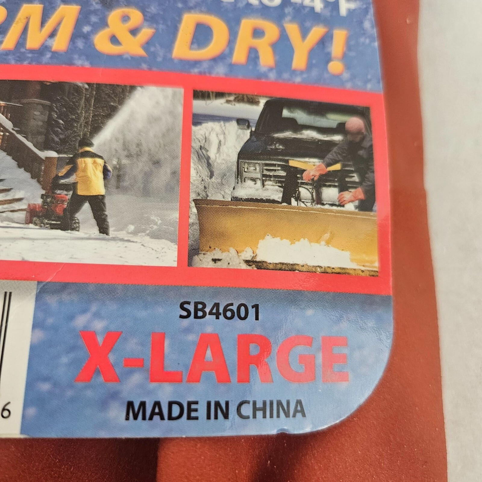 Bellingham Snow Blower Gloves X Large Waterproof Fleece Lined Flexible