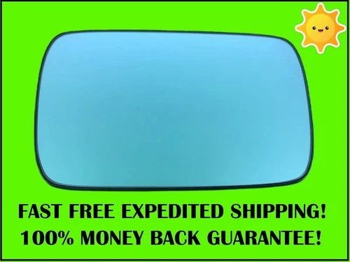 1997-2004 BMW 3-Series E46 Drivers Side LEFT Mirror Glass 0117351 BLUE TINT OEM
