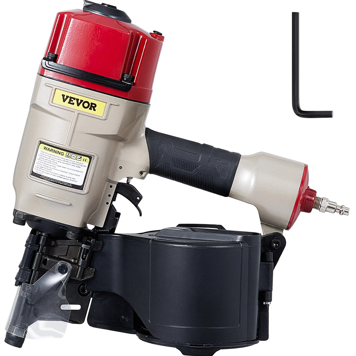 Loading a nail gun outlet