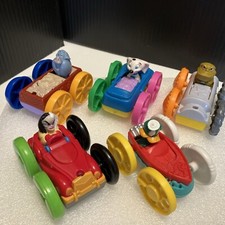 Lot Of 5 Vtg 1997 Disney 101 Dalmatians Flip Cars McDonald  s Happy Meal Toys B