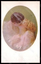 Artist Signed Guerzoni Romantic Couple Lady serie 1033-3 postcard VK8265