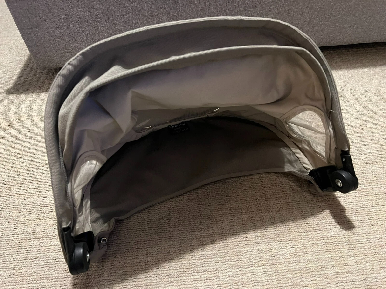 Quinny - Buzz 3 - Genuine Spare Part - Natural Mavis Hood Cover - Very Rare